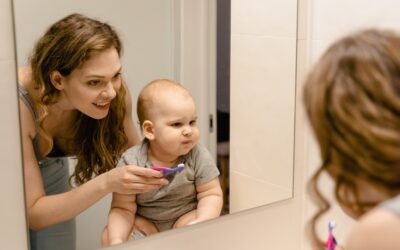 El cuidado de los dientes de leche